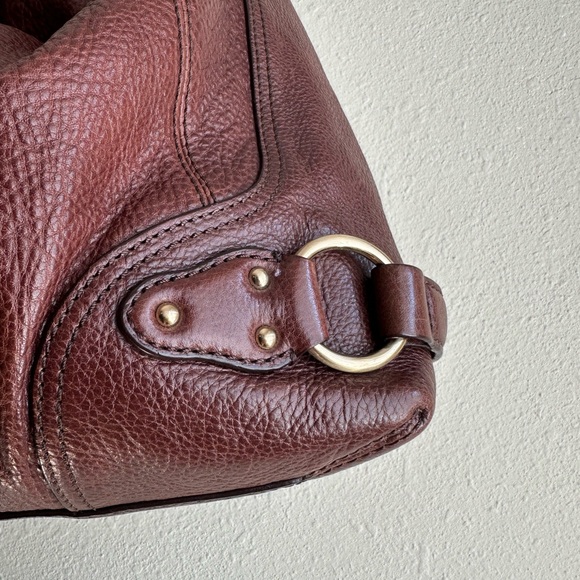 Vintage 2008 Michael Kors Brown Leather Hobo Bag - Picture 4 of 8